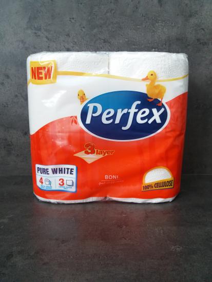 Toaletní papír BONI PERFEX 3vrstvý bílý