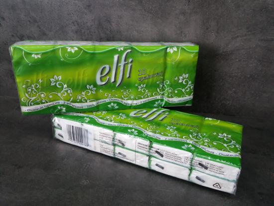 Kapesníky ELFI - 2vrst. 100% celulóza