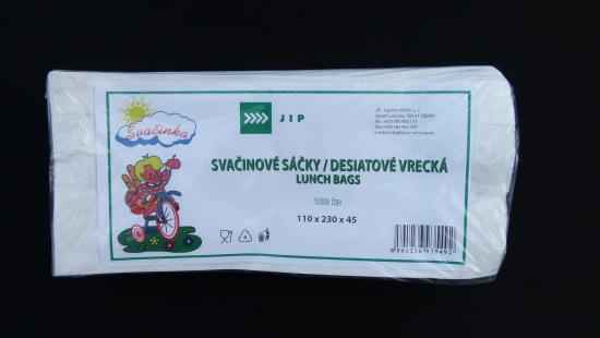 Sáček papírový typ &quot;Svačinový&quot; 11x23 cm (0,5kg)