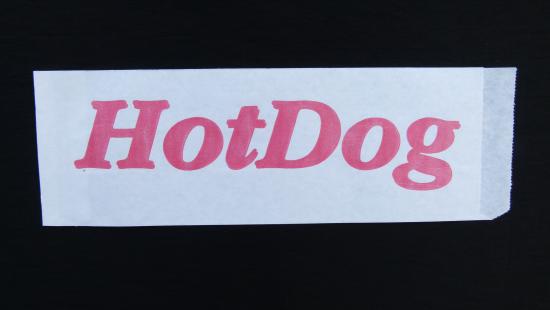 Sáček papírový typ &quot;Hot-Dog&quot; 7x15x4 cm