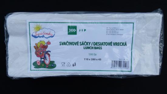 Sáček papírový typ &quot;Svačinový&quot; 11x28 cm (1kg)