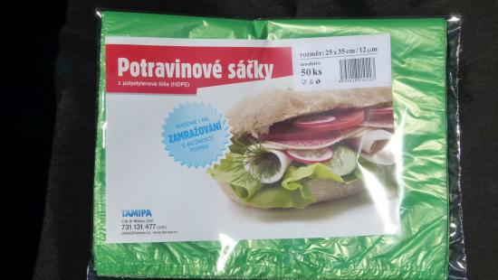 Potravinové sáčky HDPE blokované 25x35 cm