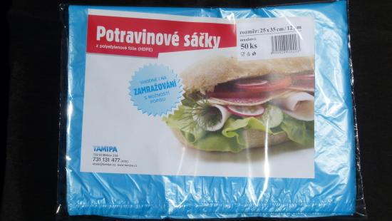 Potravinové sáčky HDPE blokované 25x35 cm 