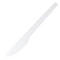 Nůž plastový bílý 17 cm