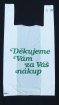 Taška HDPE typ košilka s potiskem "DĚKUJEME" (10)